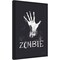 Sophisticated Spooky X by Becky Thorns 16-in. W x 23-in. H. Canvas Wall Art Print Framed in Black